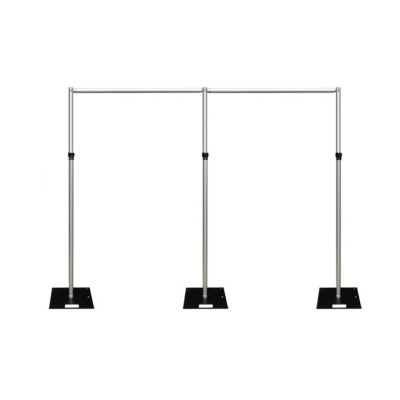 (3 Base Plates (3x6 Metres)) Photo Backdrop Stand Adjustable Pipe & Drape Background Support System Kit Photography Backdrop Stand Crossbar Box for Photo, Video, Studio 